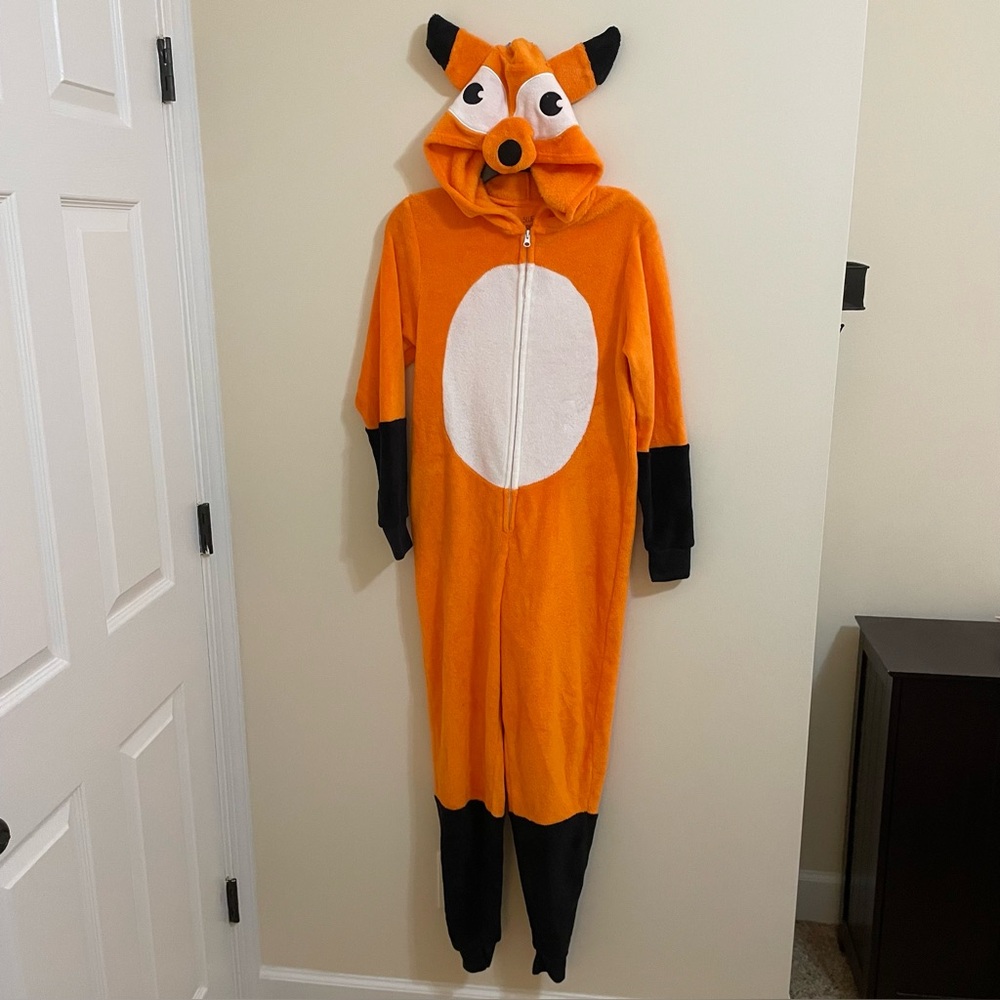 Sweet Treats Adult Unisex Orange Black White Fix Zip Up Costume Size S